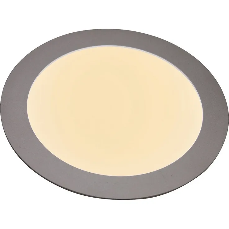 Heitronic Nr. 27636-HE LED Panel Toulouse 199mm Rund 3000K silber