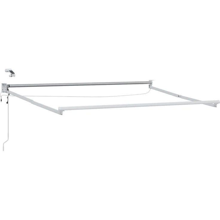 vidaXL Elektrische ausziehbare Markise Blau und Orange 3,5x2 m 3419560 – Bild 1
