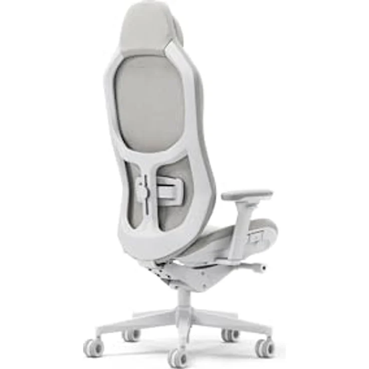 Fractal Design Refine Fabric Light Gaming Chair - Ergonomic Office Desk Chair with 4D Armrests and High-Back Support, Black Premium Fabric – Bild 4