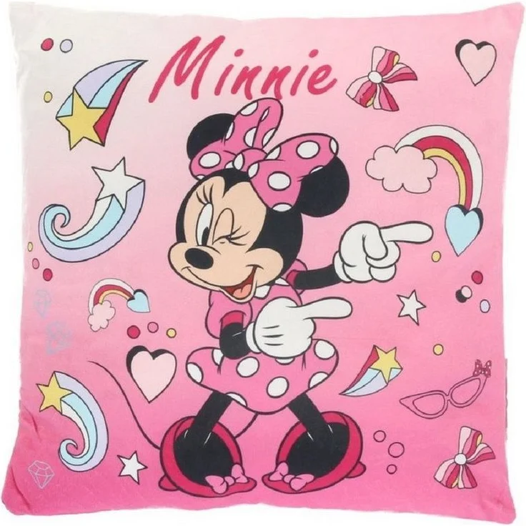 Disney Minnie Mouse Kissen Dekokissen 1 Stück- Perfekte Deko für Kinderzimmer – Bild 2