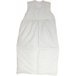 Odenwälder BabyNest Daunen-Schlafsack/Kinderschlafsack/Babyschlafsack waschbar/Winterschlafsack atmungsaktiv/leichter Daunenschlafsack, Größe:110, Design:Wolke silber