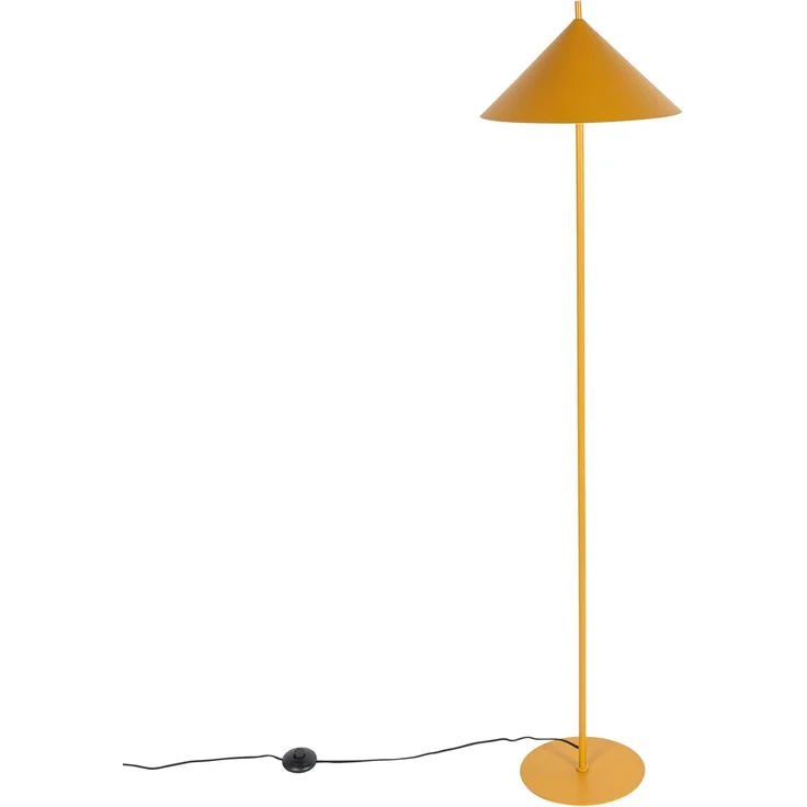 Qazqa Stehlampe Triangolo, ohne Leuchtmittel, E27, Gelb, Design, Stahl, 1-flammig – Bild 7