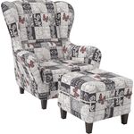 Supellex Ohrensessel mit Hocker | Design Patchwork Love