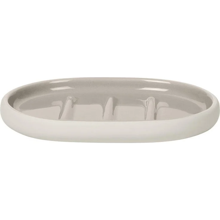 blomus Seifenschale -SONO- Elegante Seifenschale: Minimalistisches Design, Soft-Touch, Breite: 10 cm, aus Keramik, Soft-Touch, Keramik, Pflegeleicht, Stilvolles Design, 10x13cm – Bild 1