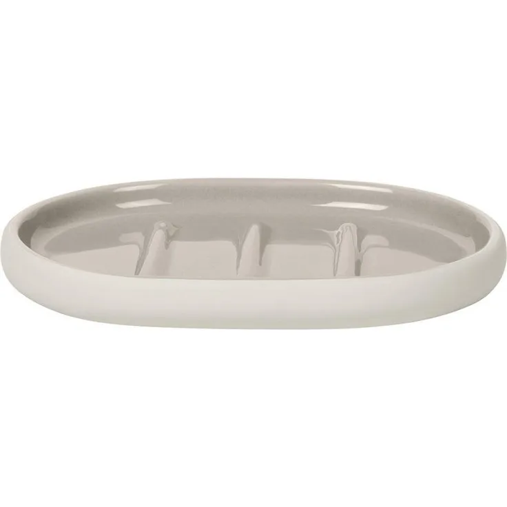 blomus Seifenschale -SONO- Elegante Seifenschale: Minimalistisches Design, Soft-Touch, Breite: 10 cm, aus Keramik, Soft-Touch, Keramik, Pflegeleicht, Stilvolles Design, 10x13cm