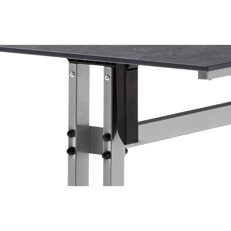 Sieger 5360-21 Boulevard-Klapptisch mit Polytec Tischplatte, Stahlrohr Schiefer / Anthrazit 80 x 117 x 120 cm – Bild 5