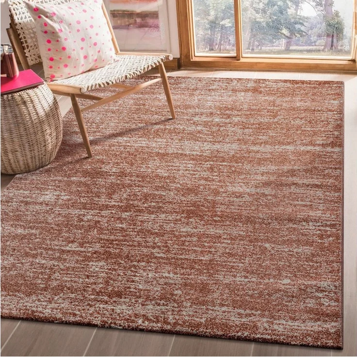 Sanat Teppich Oslo, auch als Läufer und in Rund, rechteckig, Höhe: 10 mm, meliert, robuster Kurzflor, Wohnzimmer, Schlafzimmer, Kinderzimmer – Bild 1