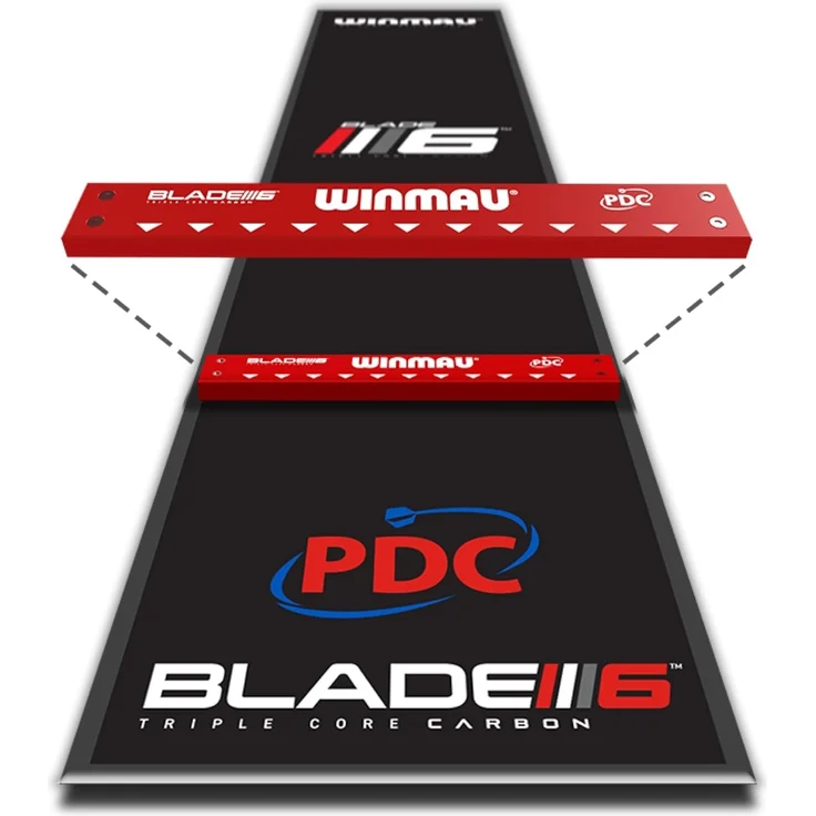 Winmau Dartmatte Dartmatte Pro Zone Precision Blade 6 8215, Mat Dartteppiche Matte für Dartscheiben Boards – Bild 2