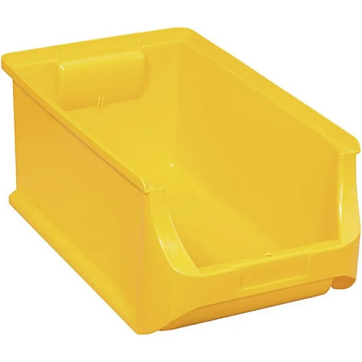 Allit Sichtlagerbox ProfiPlus Gr. 4 BxTxH 20,5x35,5x15cm gelb – Bild 1
