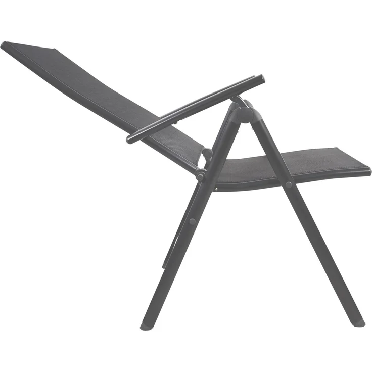 Gartensessel Klappsessel Hochlehner VENETO Gestell Aluminium anthrazit – Bild 3