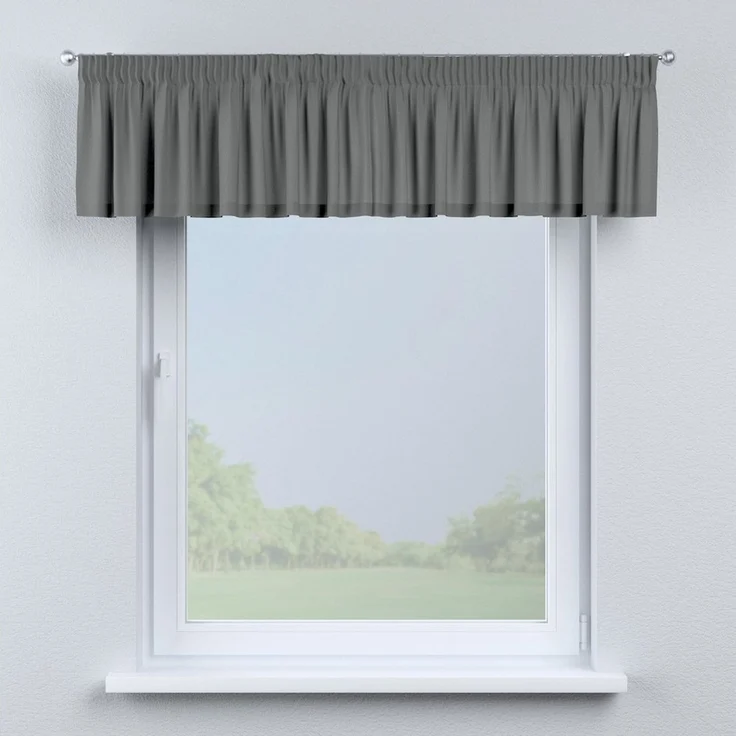 Dekoria Vorhang mit Kräuselband 130 x 40 cm, Quadro – Bild 2