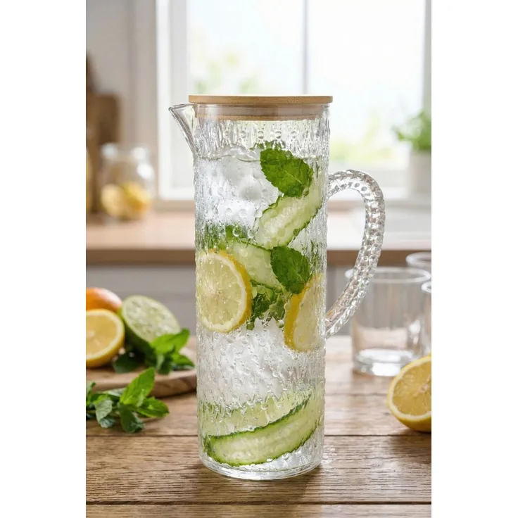 Hermia Concept 'BU0082' Flasche, Transparent, 9,5 x 9,5 x 29 cm, 1500 ml