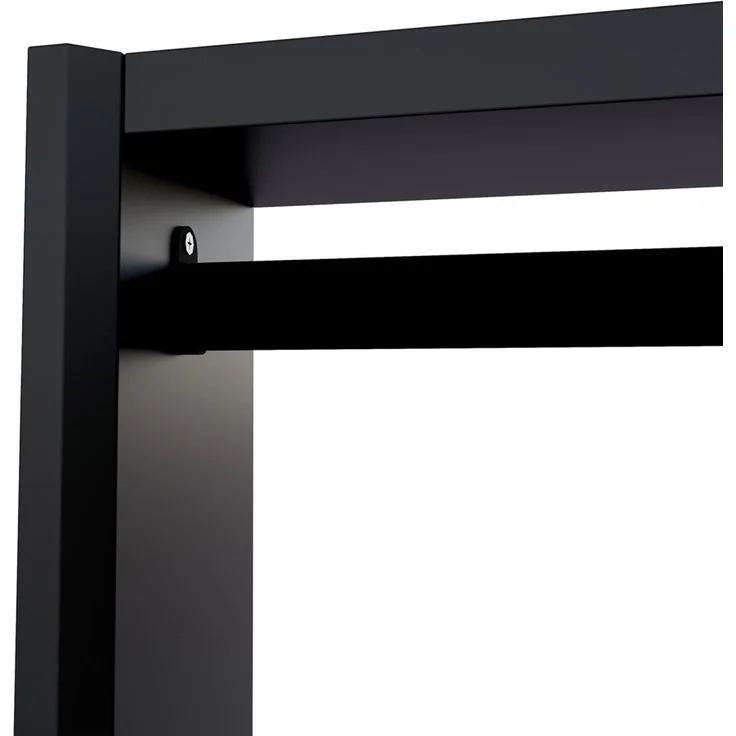 Carryhome 'SILENT' Garderoben-Set, Holznachbildung Eiche anthrazit, 115 x 200 x 41.6 cm, mit Spiegel und 3 Schubladen – Bild 8