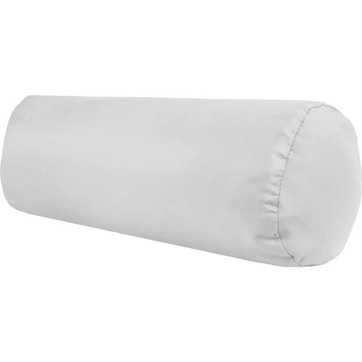 Bestlivings Nackenrolle 12x30 cm ( BxL ) Bezug in der Farbe Hellgrau