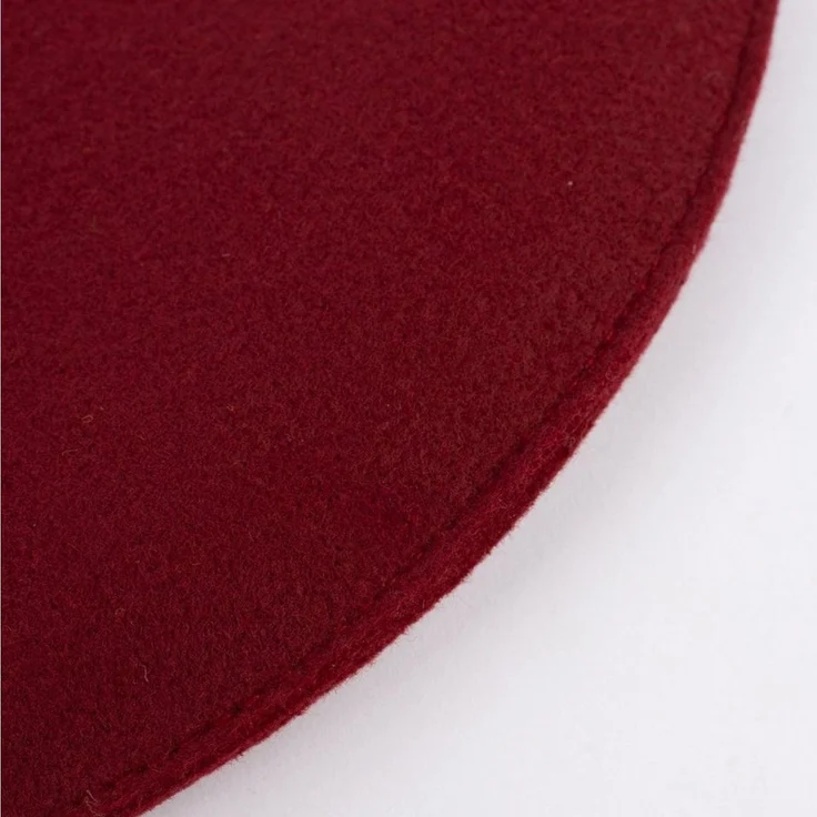 Magma Heimtex Stuhlkissen Magma Stuhlkissen AVARO Filz rund wein rot 35x2cm – Bild 3