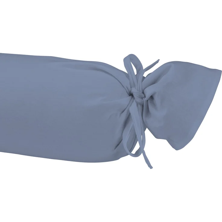 biberna Feinjersey-Kopfkissenbezug, blau, 15x40 cm – Bild 2