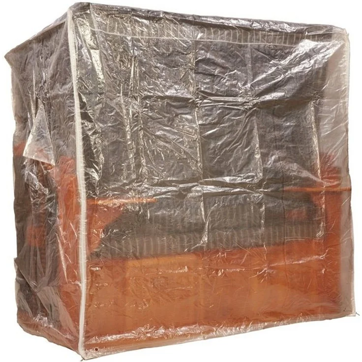 intergrill Strandkorb-Schutzhülle Strandkorb Schutzhülle 155x150x85cm Transparent – Bild 2