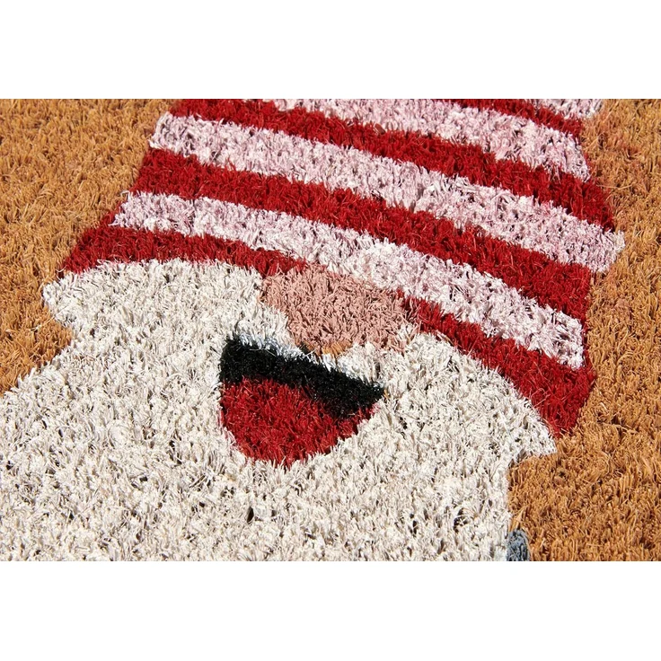 HANSE Home Fußmatte Kokos Gnomes Merry Christmas, Türmatte, rechteckig, Höhe: 15 mm, Schmutzfangmatte, Rutschfest, Outdoor, Weihnachten, Kokosmatte, Zwerg – Bild 6