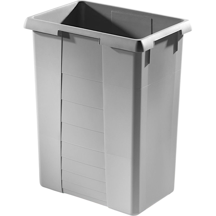 Hailo Inneneimer 1080369 hellgrau 40 LMülleimer für Easy Cargo Abfallsammler