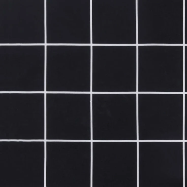 vidaXL Sonnenliegen-Auflage Schwarz Karomuster Oxford-Gewebe 361400 – Bild 9