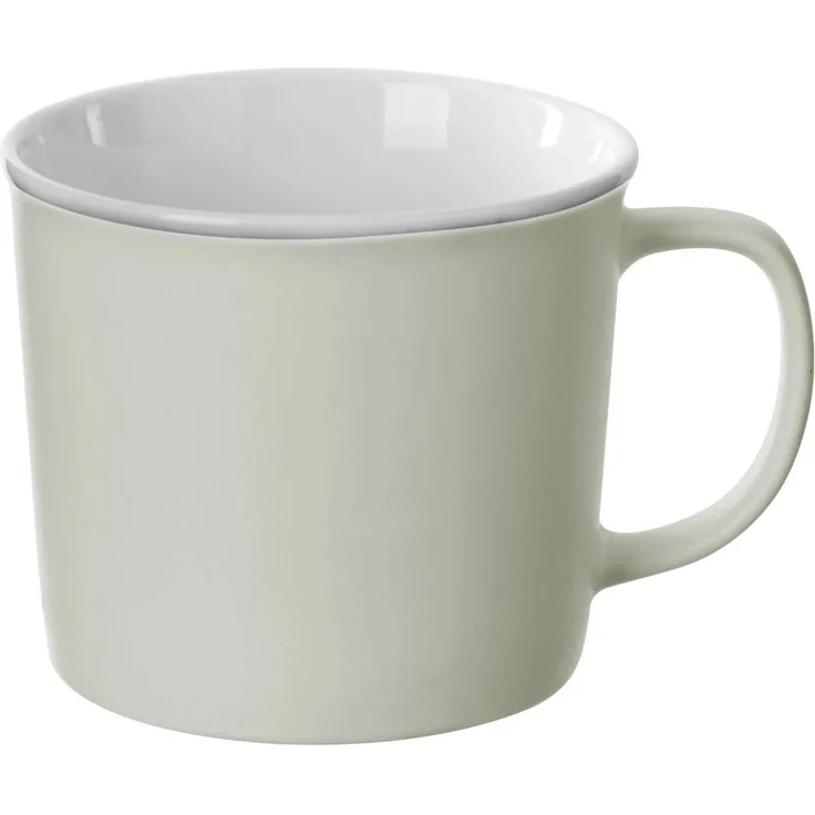Porzellanbecher mit Griff, NATURE, 380 ml, taupe