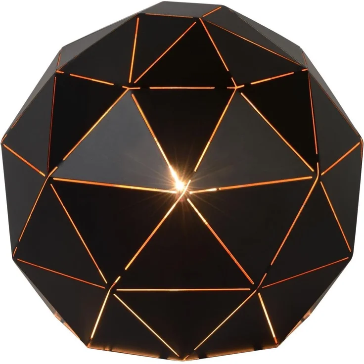 LUCIDE OTONA - Tischlampe - Ø 25 cm - 1xE27 - Schwarz – Bild 1