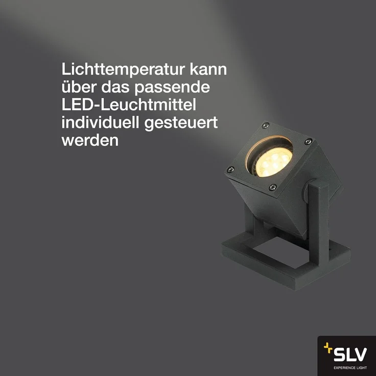 SLV No. 132835 CUBIX I Bodenleuchte GU10 ESL max. 25W – Bild 4