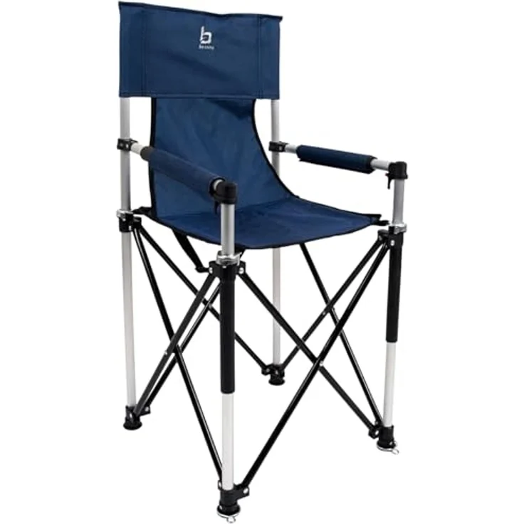 Bo-Camp Campingstuhl Kinder Hochstuhl Camping Klappstuhl, Strand Stuhl Faltstuhl Klappbar Alu – Bild 1