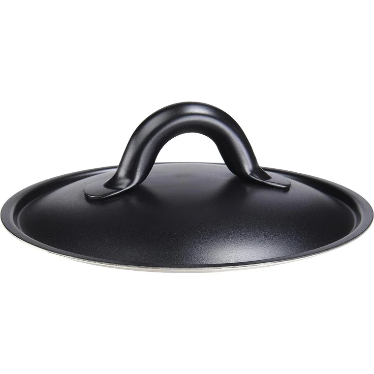 Alessi SG200-14 B Mami Deckel - Edelstahl 18-10 mit Silikonharz Beschichtung, schwarz. – Bild 1
