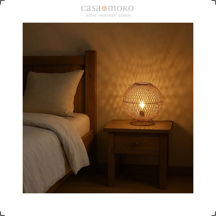 Rattan Pendelleuchte – Bild 15