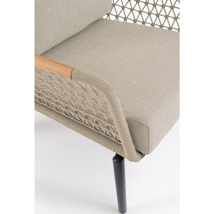Gartensessel Orelua - Aluminium & Olefin-Geflecht, Anthrazit – Bild 5