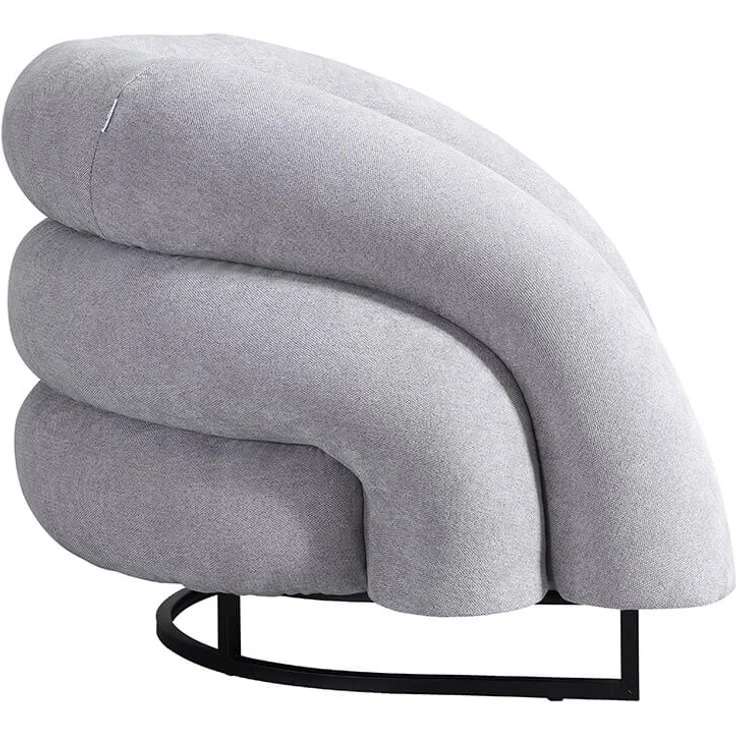 HOME DELUXE Sessel MACA - Samtgewebe Beige – Bild 8