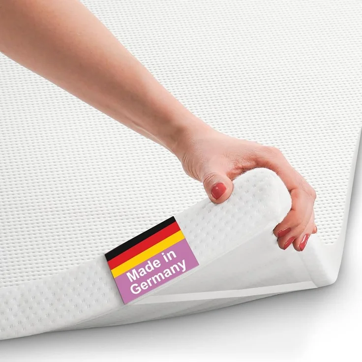 B!HOME Matratzentopper [Gelschaum,100x200] Matratze Matratzenauflage Topper - Material Füllung: Gelschaum, Größe: 100x200x4 cm