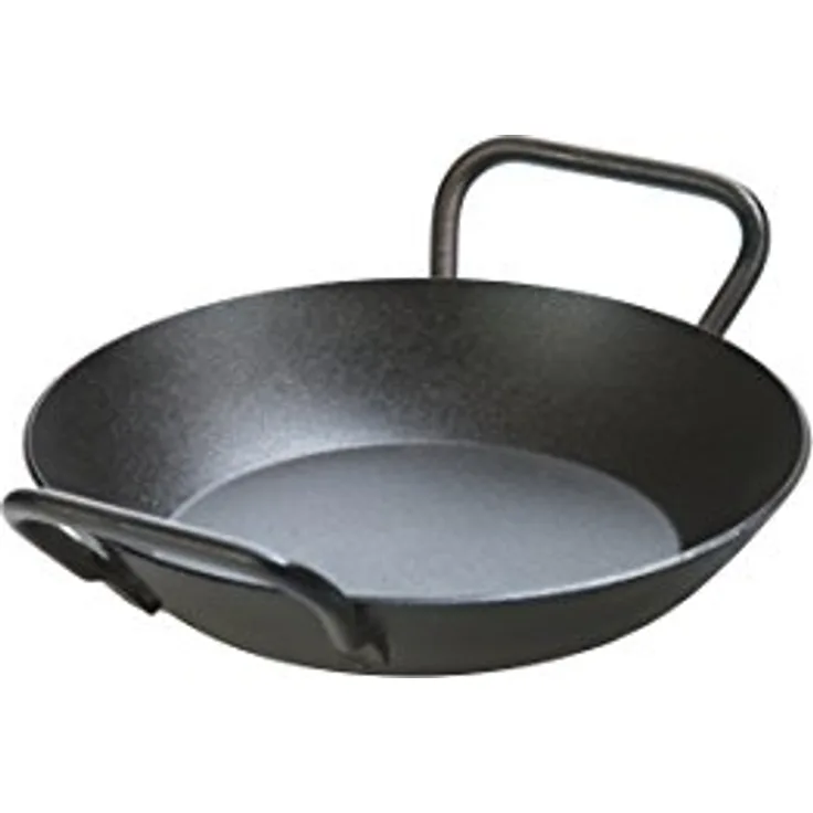 Lodge Manufacturing Company CRS8DLH Carbon Steel Skillet, 8, Black