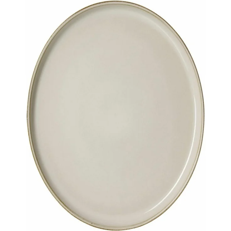 Ritzenhoff & Breker Servierplatte Olivia oval Beige 25 x 19 cm, Steingut – Bild 3