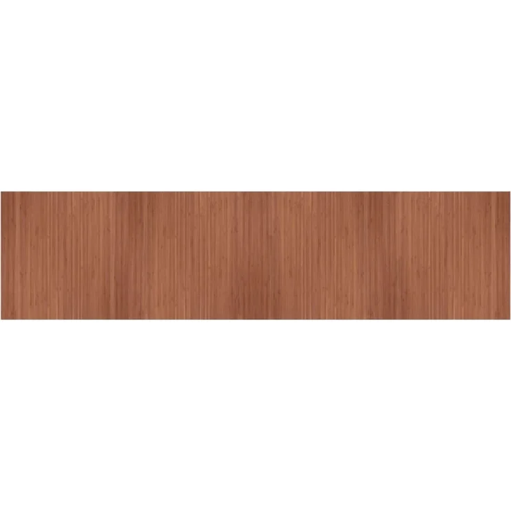 vidaXL Teppich Rechteckig Braun 100x400 cm Bambus 376818 – Bild 2