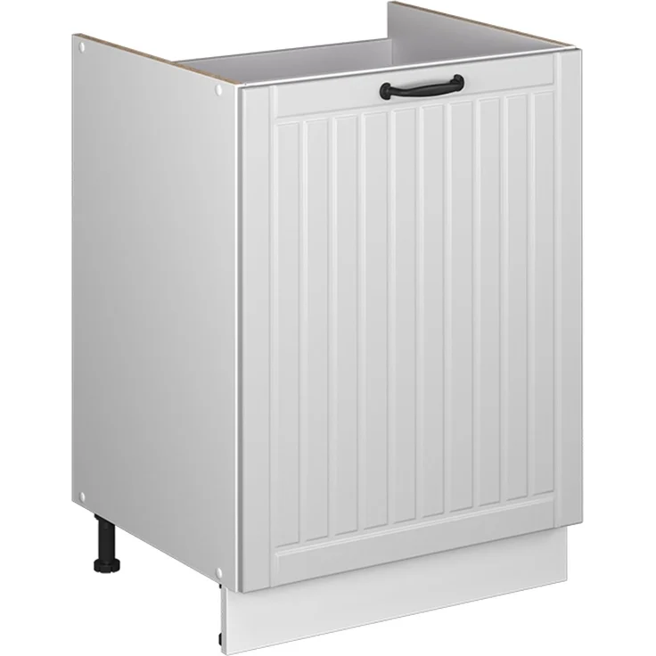 Spülenunterschrank Fame-Line Weiß Landhaus/Weiß 60 cm Vicco – Bild 1