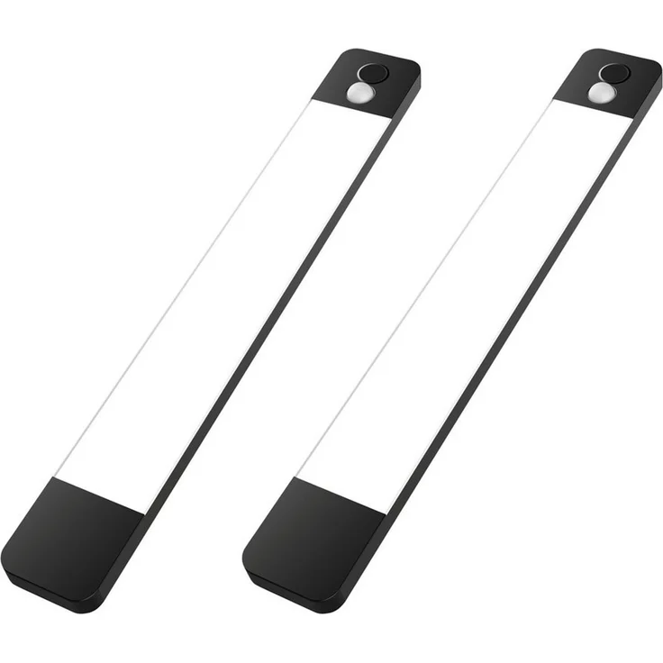 Hanseatic LED Unterbauleuchte / Schrankbeleuchtung / Lichtleiste LUBLUGHK223, Bewegungsmelder, Dimmfunktion, Ein-/Ausschalter, Sensorschalter, LED fest integriert, Neutralweiß, Akkubetrieb, 4000 K, 25cm x 4cm – Bild 1