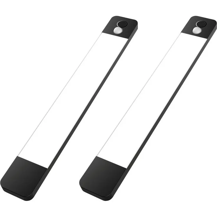 Hanseatic LED Unterbauleuchte / Schrankbeleuchtung / Lichtleiste LUBLUGHK223, Bewegungsmelder, Dimmfunktion, Ein-/Ausschalter, Sensorschalter, LED fest integriert, Neutralweiß, Akkubetrieb, 4000 K, 25cm x 4cm