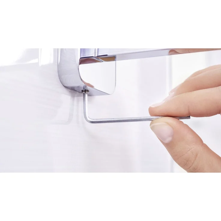 tesa Handtuchhaken Elegaant Metall, chrom, rostfrei – Bild 2