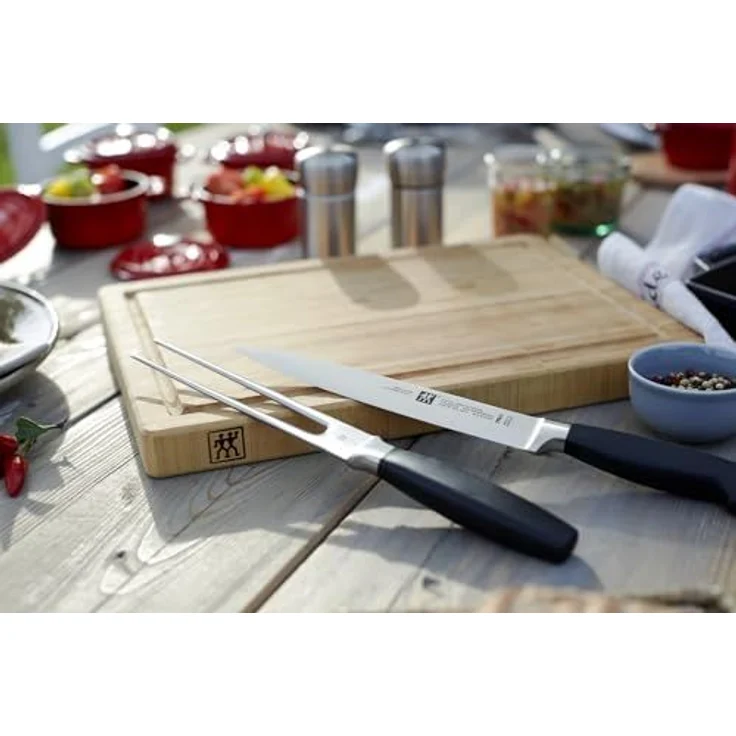 ZWILLING 'Vier Sterne' Fleischgabel, Stahl/Kunstoff, Silber/Schwarz, 18 cm – Bild 3