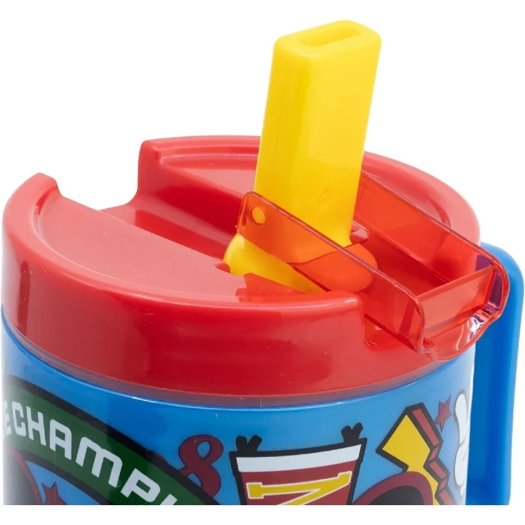 Disney Mickey Mouse Becher Mikrowellengeeigneter Kunststoffbecher 530 ml mit Schraubdeckel – Motivbecher für Kinder – Bild 3