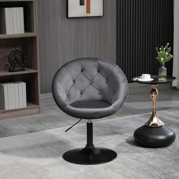 SVITA Chesterfield-Sessel HAVANNA, Retro-Design,Tellerfuß,stufenlos höhenverstellbar – Bild 7