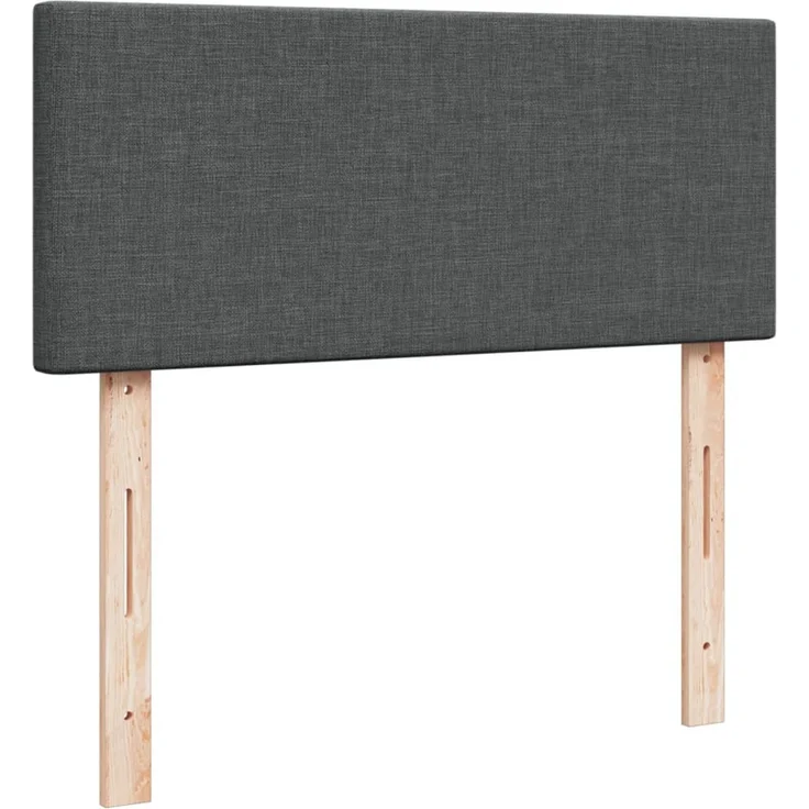 vidaXL Boxspringbett mit Matratze Dunkelgrau 120x190 cm Stoff 3288913 – Bild 12