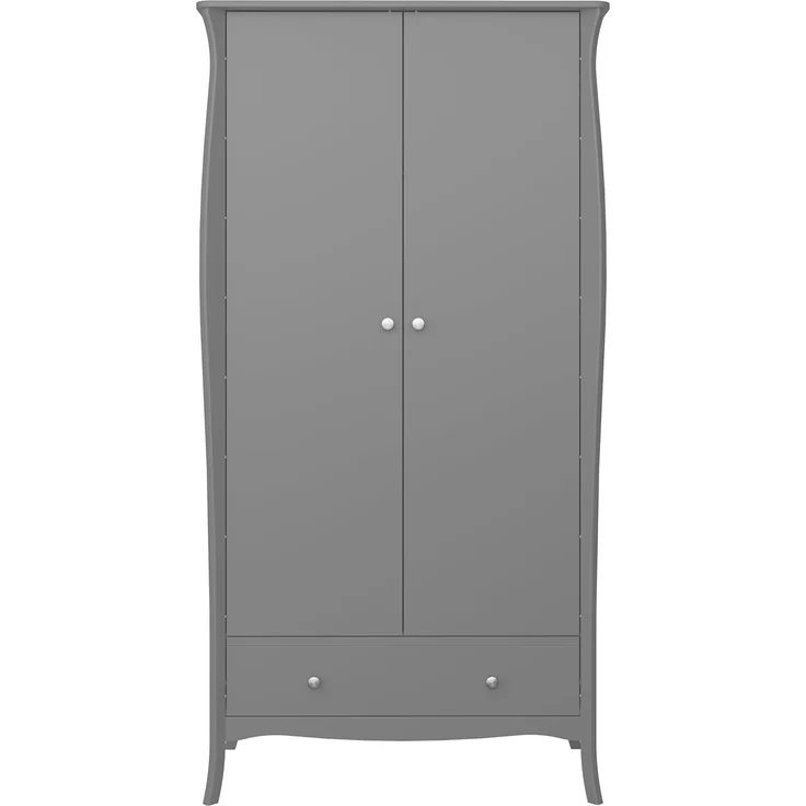 ebuy24 Kleiderschrank Simon Kleiderschrank 1 Schublade 2 Türen grau. – Bild 2