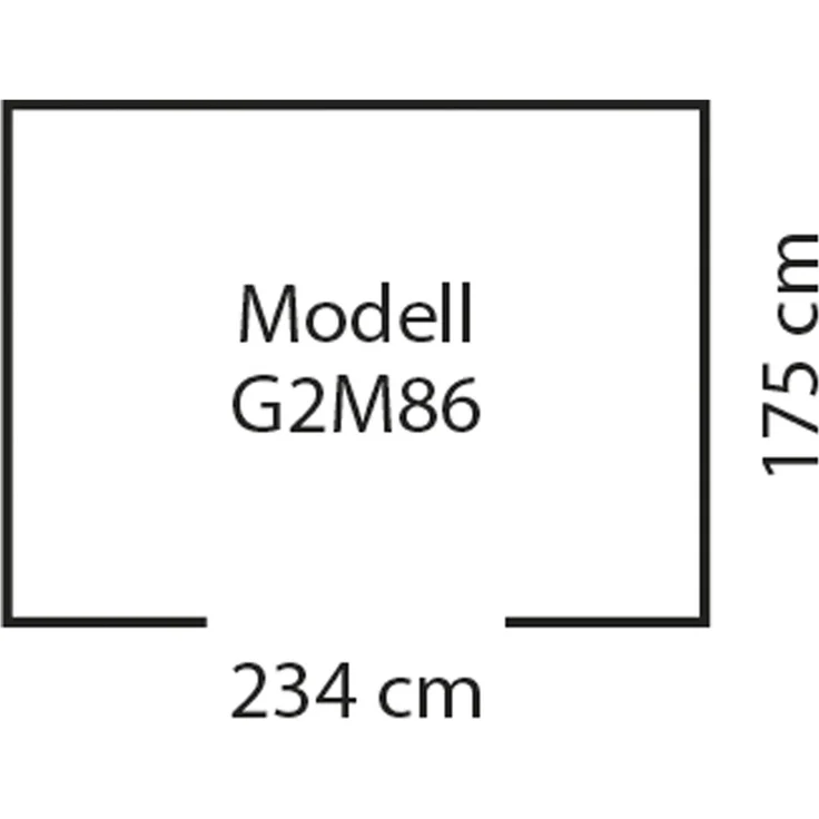 Globel Gerätehaus "Tower" 86 , anthrazit – Bild 4