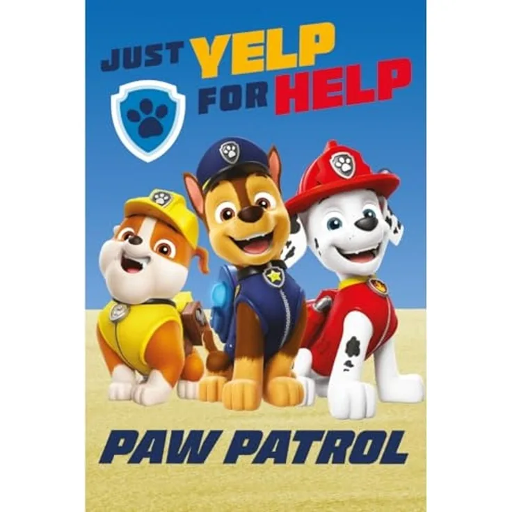 Wohndecke Fleece-Decke 100x150 cm Kuscheldecke aus 100 % Polyester, PAW PATROL