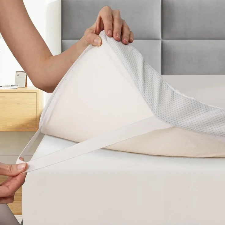 EGO HOME Matratzen Topper 160x190 cm, 5cm Höhe Matratzentopper aus Memory-Schaum Öko-TEX Zertifiziert, Abnehmbaren und Waschbaren Matratzenauflage für Boxspringbett Matratzen Schlafsofa
