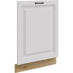 Frontblende für vollintegrierten Geschirrspüler 60 cm Stilo Weiß + Eiche Artisan