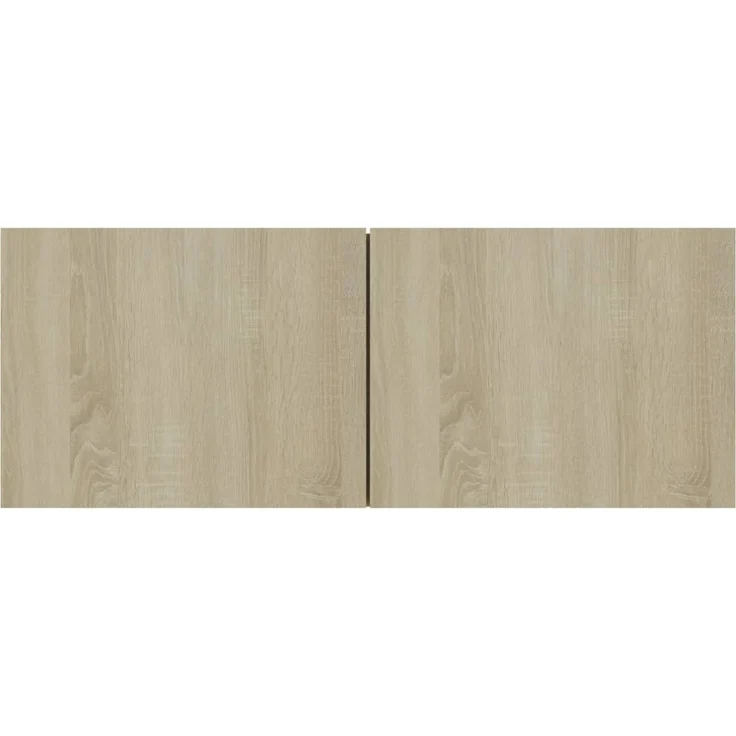vidaXL TV-Schrank Sonoma-Eiche 80x30x30 cm Holzwerkstoff 801475 – Bild 5